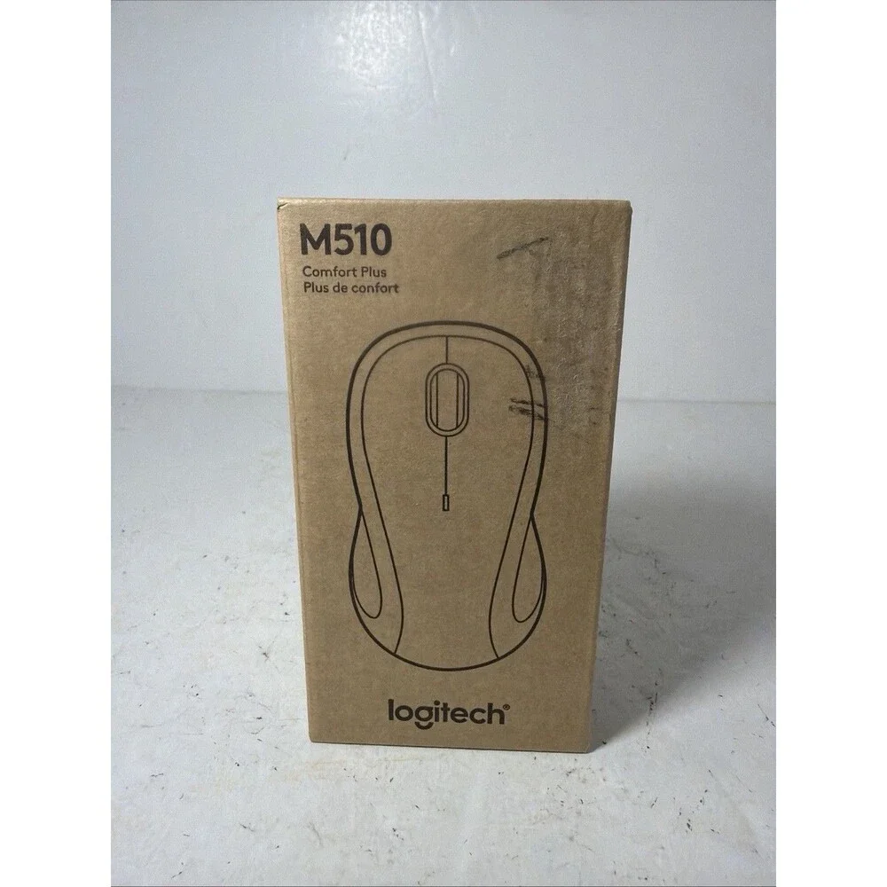 LOGITECH M510 COMFORT PLUS WIRELESS MOUSE 910-006030 SEALED